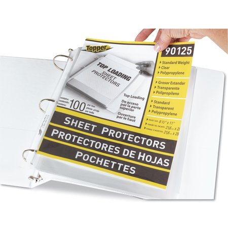 C-LINE PRODUCTS Sheet Protector, 11x8.5, Clear, PK100 90125